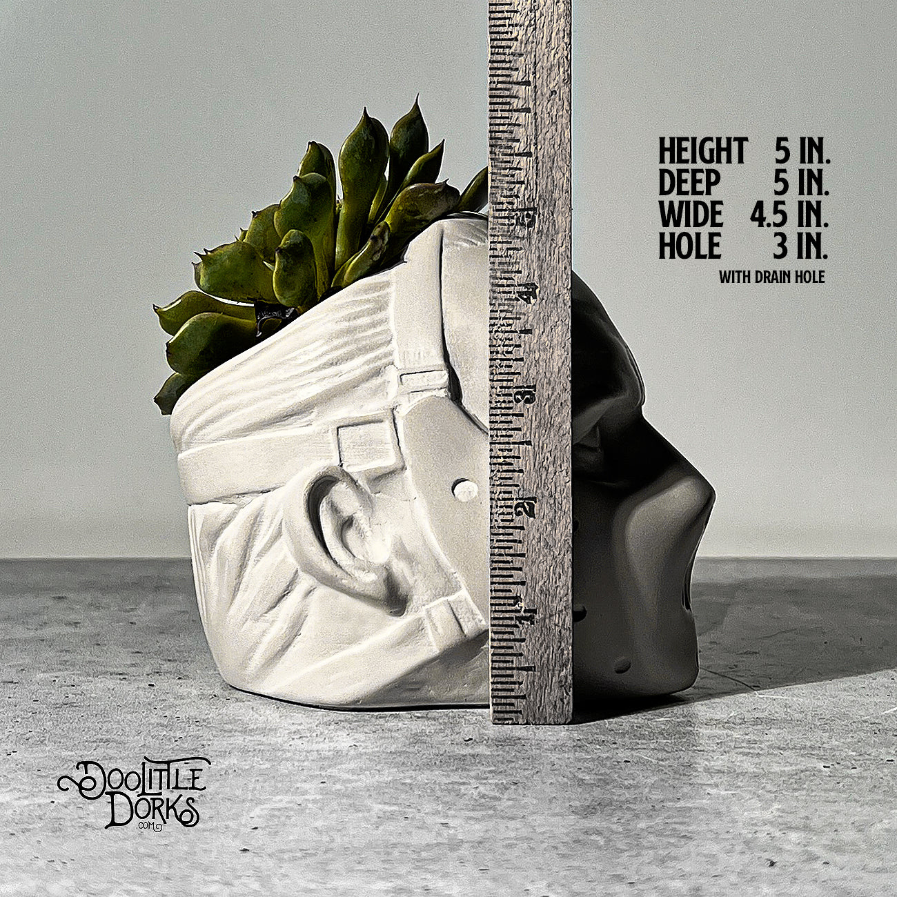 Hannibal Concrete Planter