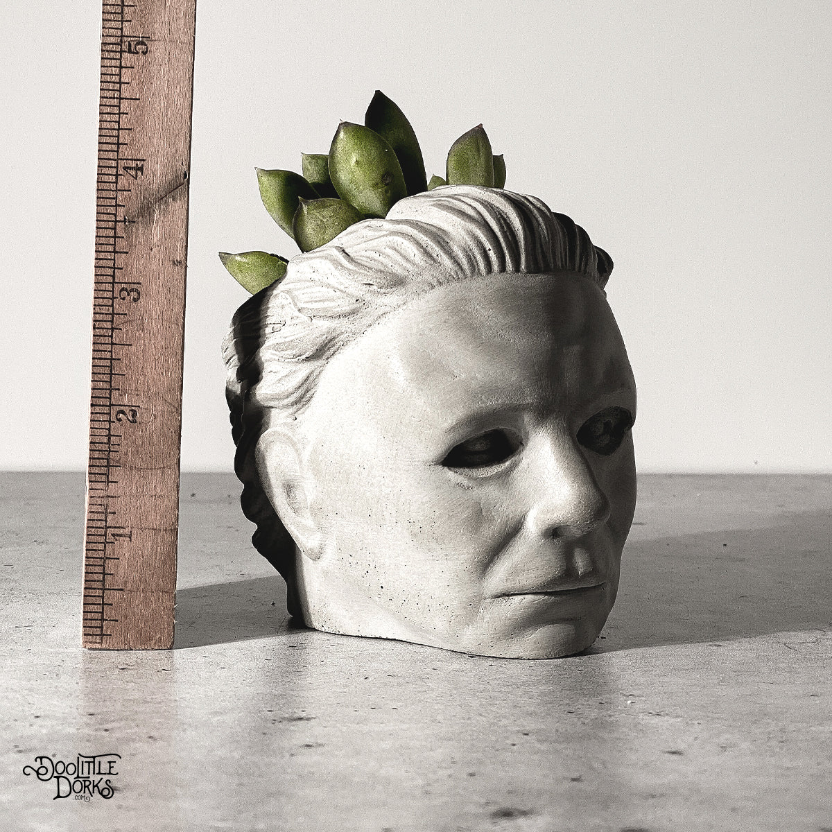 Michael Myers Concrete Planter | Small