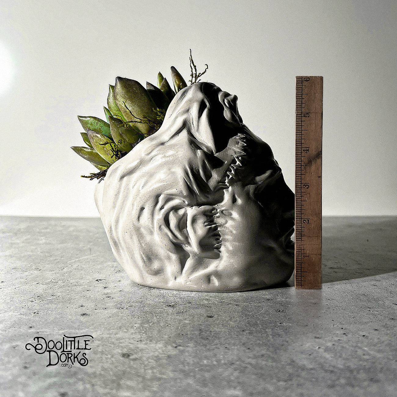 Skin Face Concrete Planter