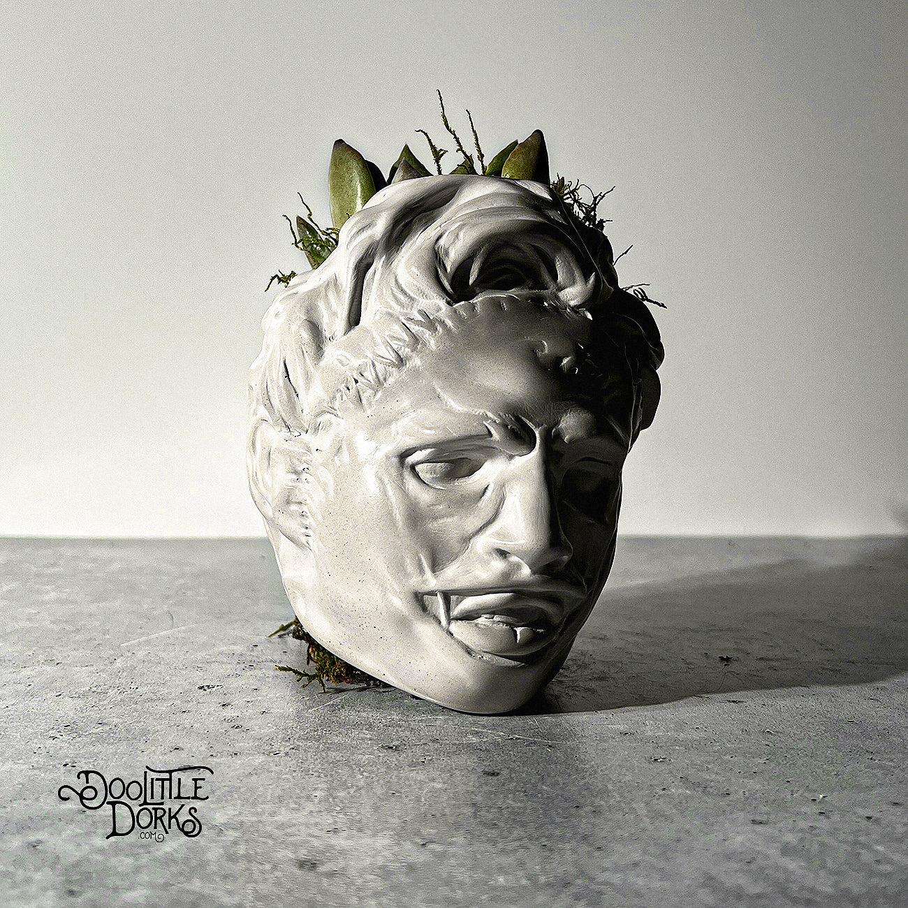 Skin Face Concrete Planter