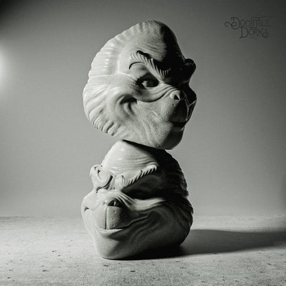 The Grinch Concrete Planter