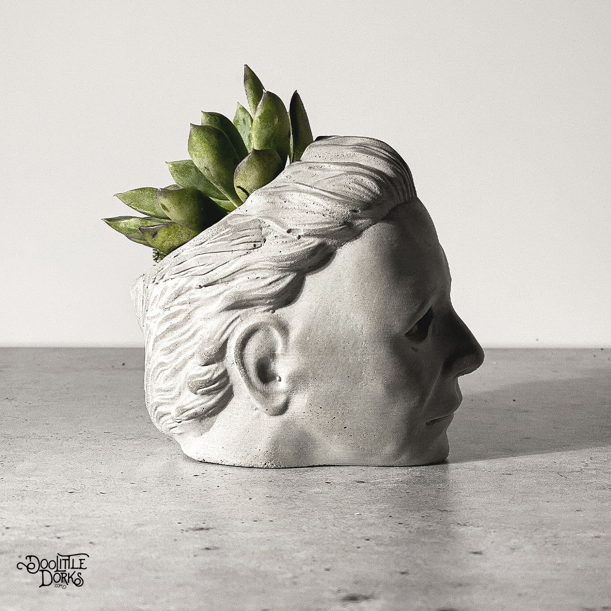 Michael Myers Concrete Planter | Small