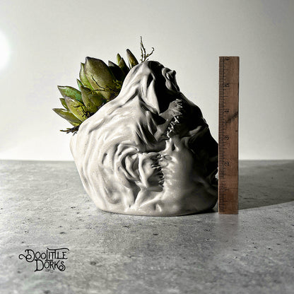 Skin Face Concrete Planter