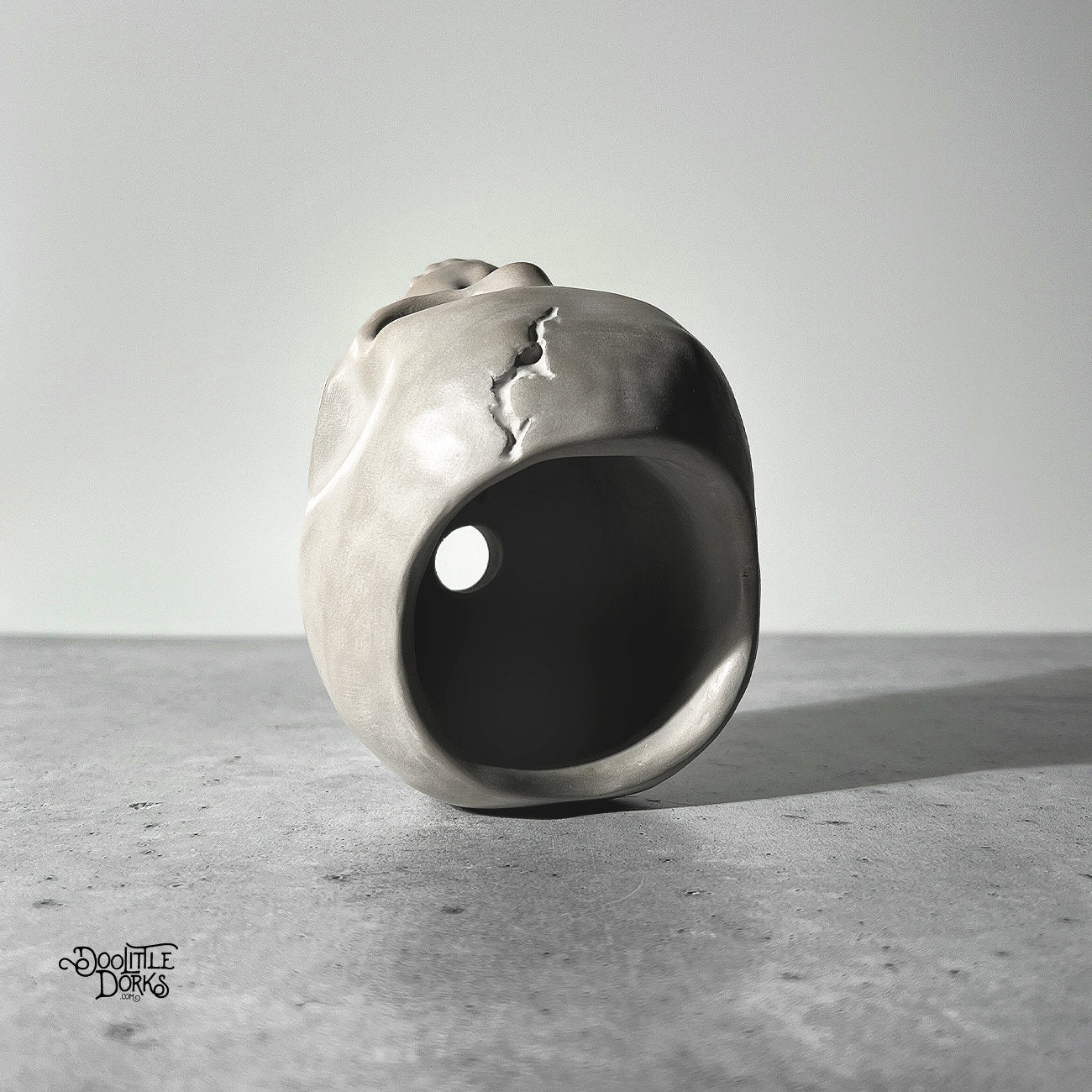 Skull Concrete Planter