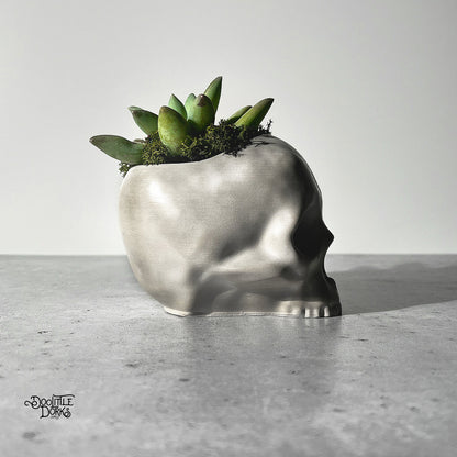 Skull Concrete Planter